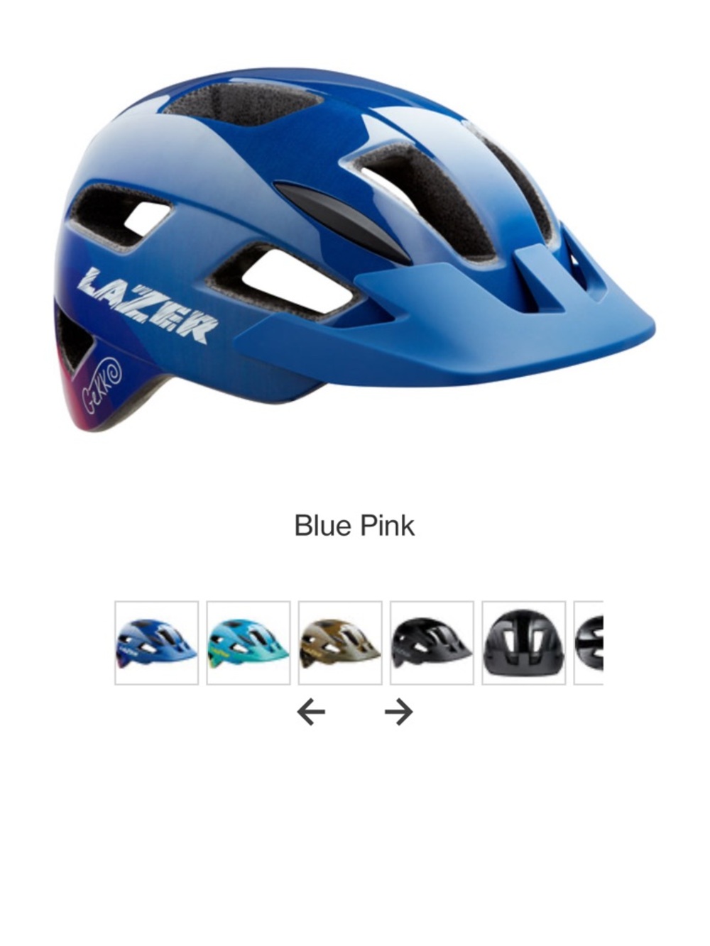 Kids Lazer Gekko Helmet